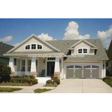 China Solid Mohogany Wood Firm Wood Garage Door